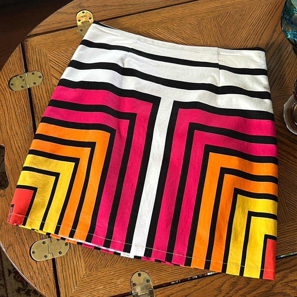 Geometric Colorblock Skirt - Picture 14 of 14